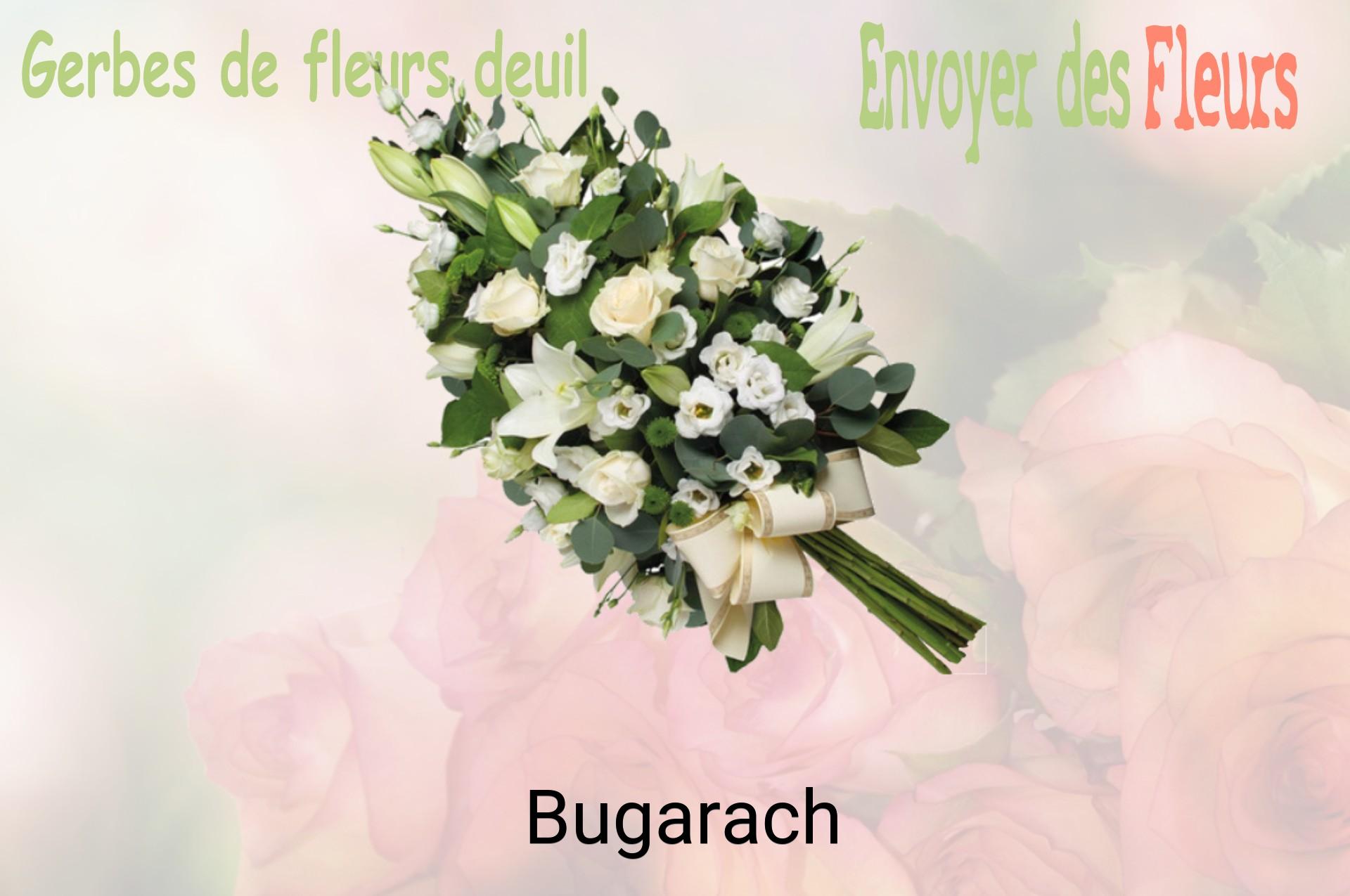 Gerbe de fleurs de deuil livrée à Bugarach